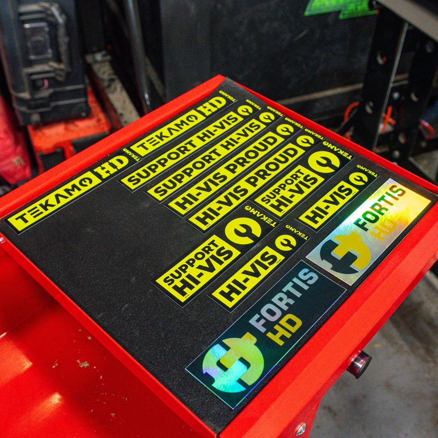 Tekamo HD Supporter Sticker Bundle #3 – Support Hi Vis