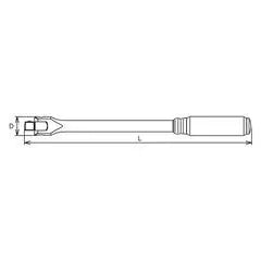 Ko-ken 1/2" Drive x 16.9" Breaker Bar