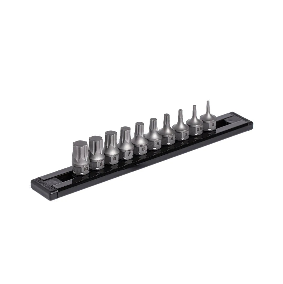 GRIPEDGE RPT Low-Profile Metric Hex Dual-Action Driver Bit Set — 10-Pc