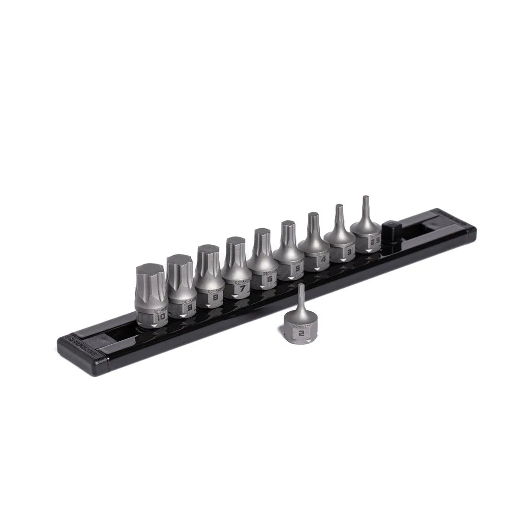 GRIPEDGE RPT Low-Profile Metric Hex Dual-Action Driver Bit Set — 10-Pc