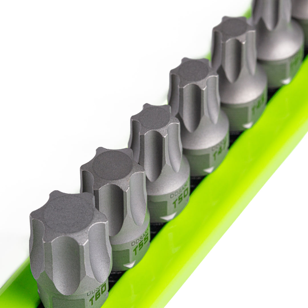 GRIPEDGE RPT Low-Profile Star Dual Action Driver Bit Set — 13-Pc, 1/4″ Drive (Torx-Compatible)