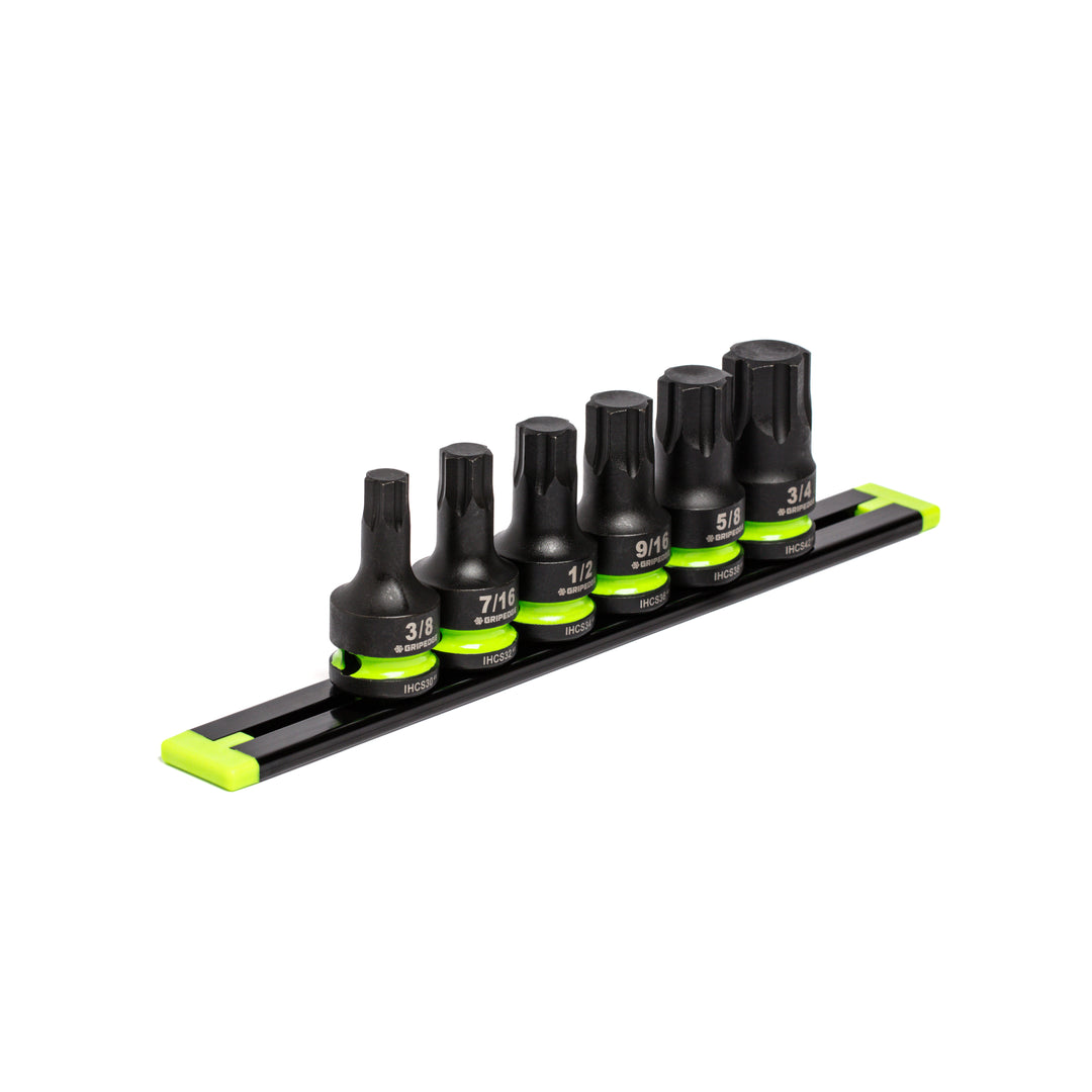 GripEdge RPT Impact Hex Driver Set – 6-Pc, 1/2” Drive, Short SAE