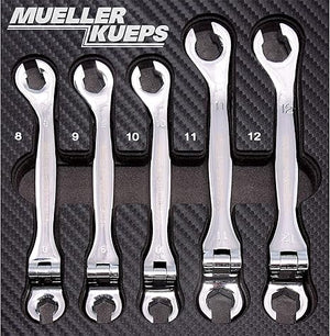Mueller-Kueps Line Wrench Kit Metric with Joint