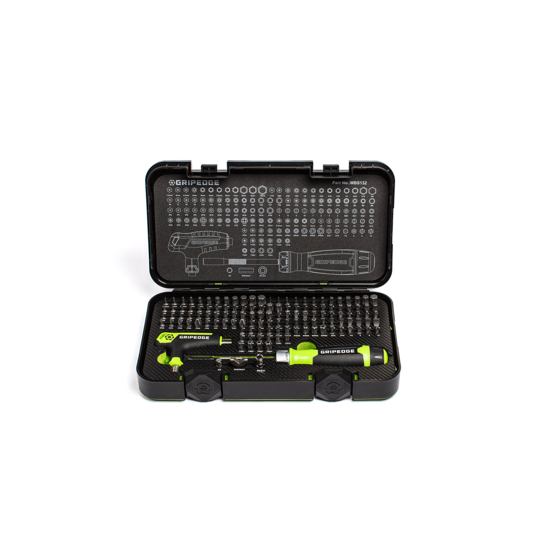 GRIPEDGE RPT Multi-Bit Driver Set — 132-Pc
