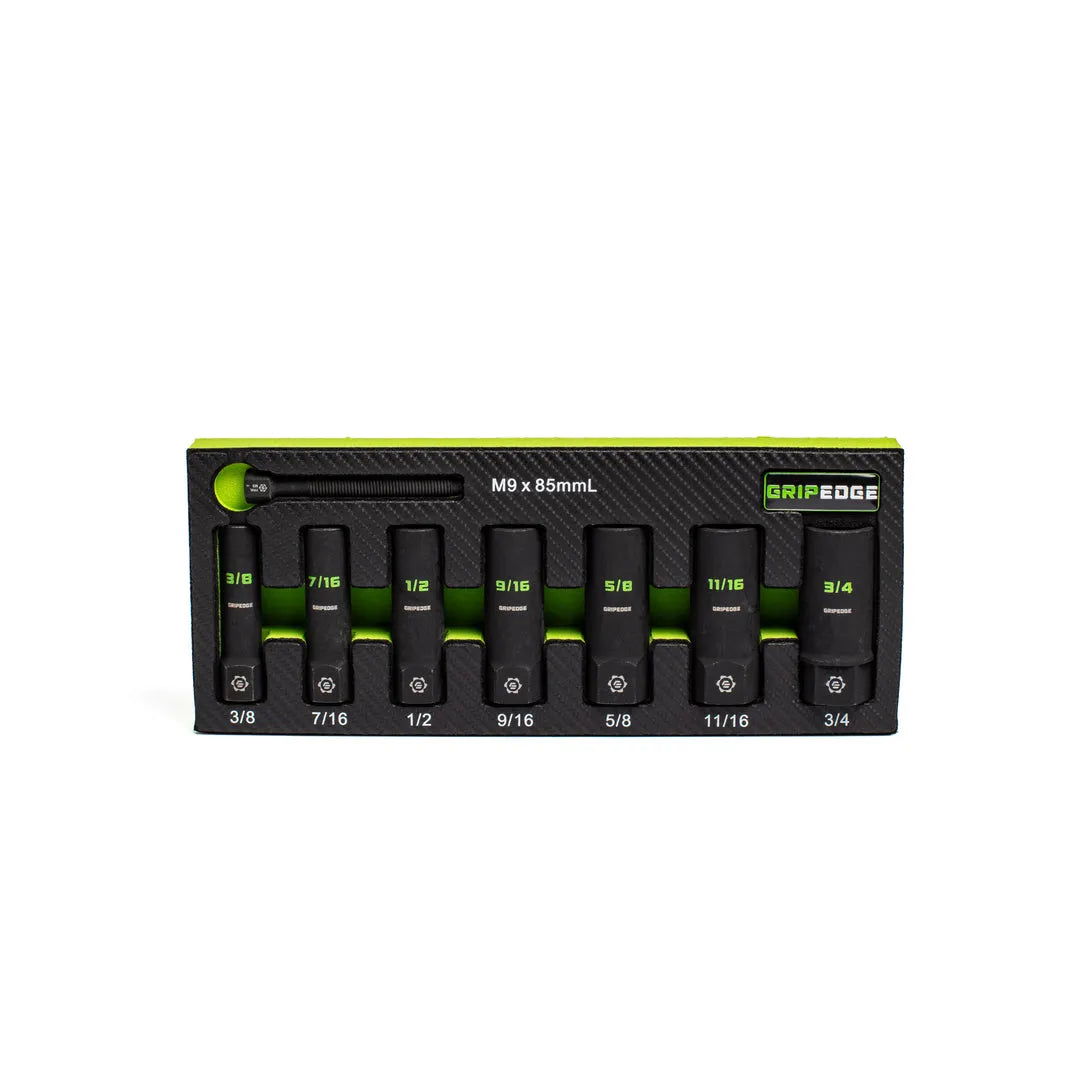 GRIPEDGE RPT Socket Extractor Set — 7-Pc, 3/8″ Drive SAE (Deep)
