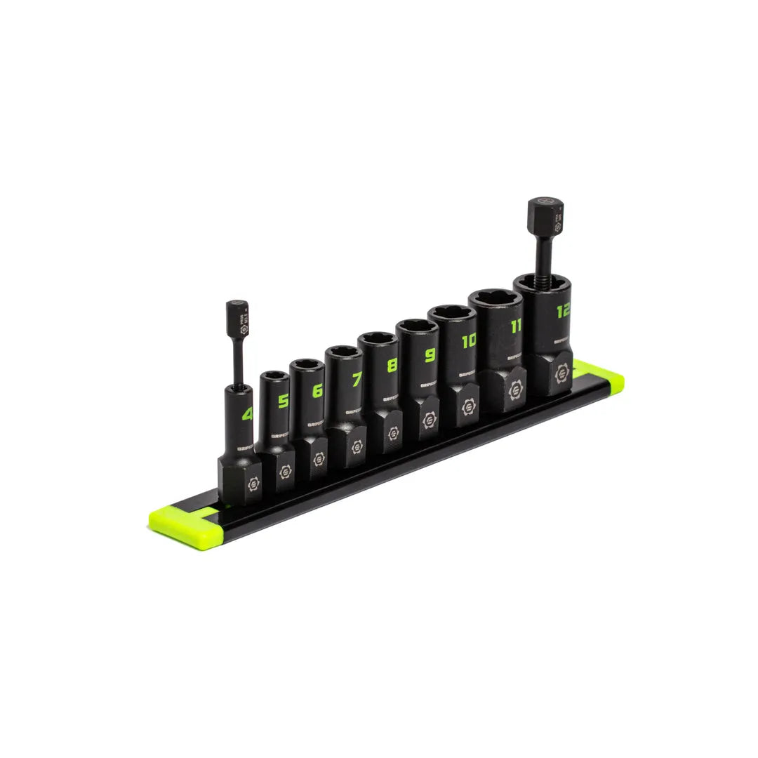 GRIPEDGE RPT Socket Extractor Set — 9-Pc, 1/4″ Drive Metric (XAM9S)