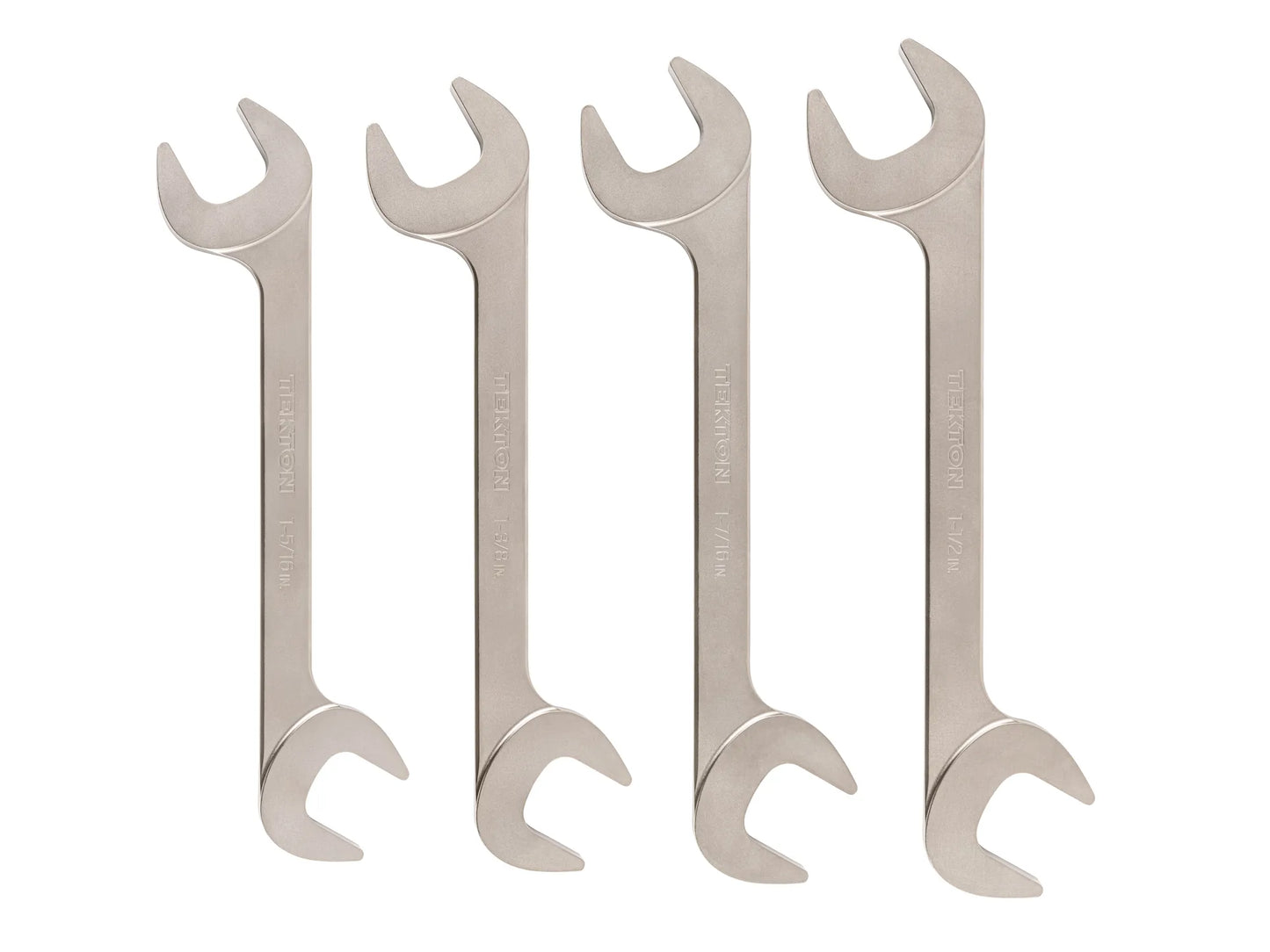 Tekton Angle Head Open End Wrench Set, 4-Piece (1-5/16 - 1-1/2 in)