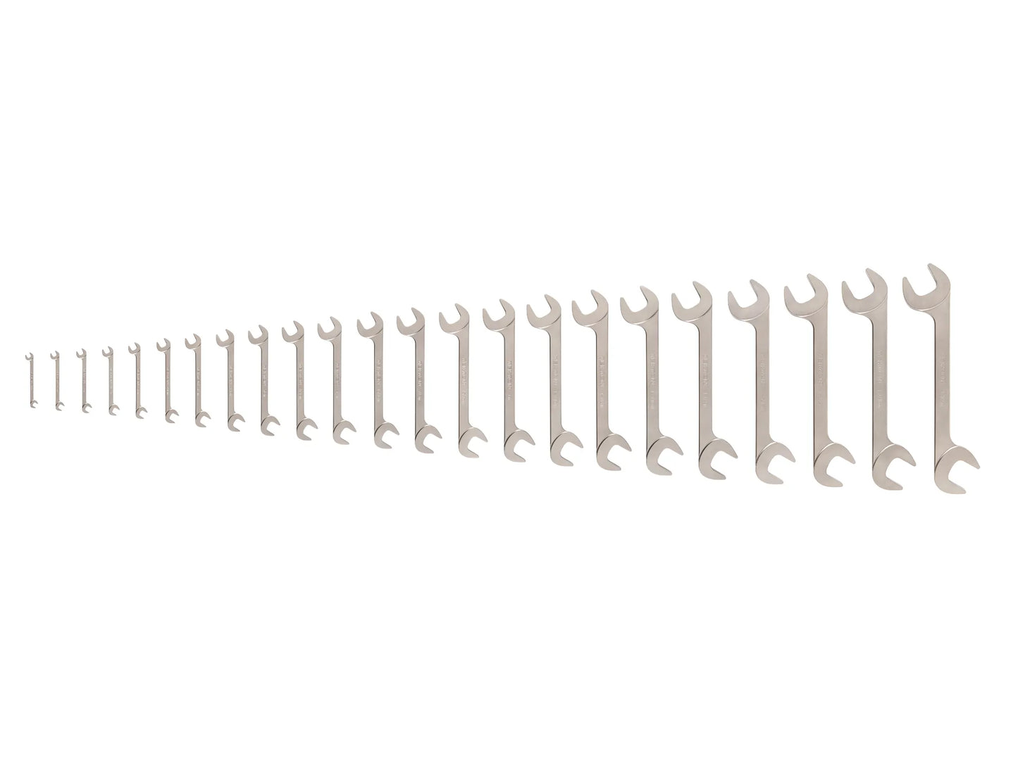 Tekton Angle Head Open End Wrench Set, 23-Piece (1/4 - 1-1/2 in)