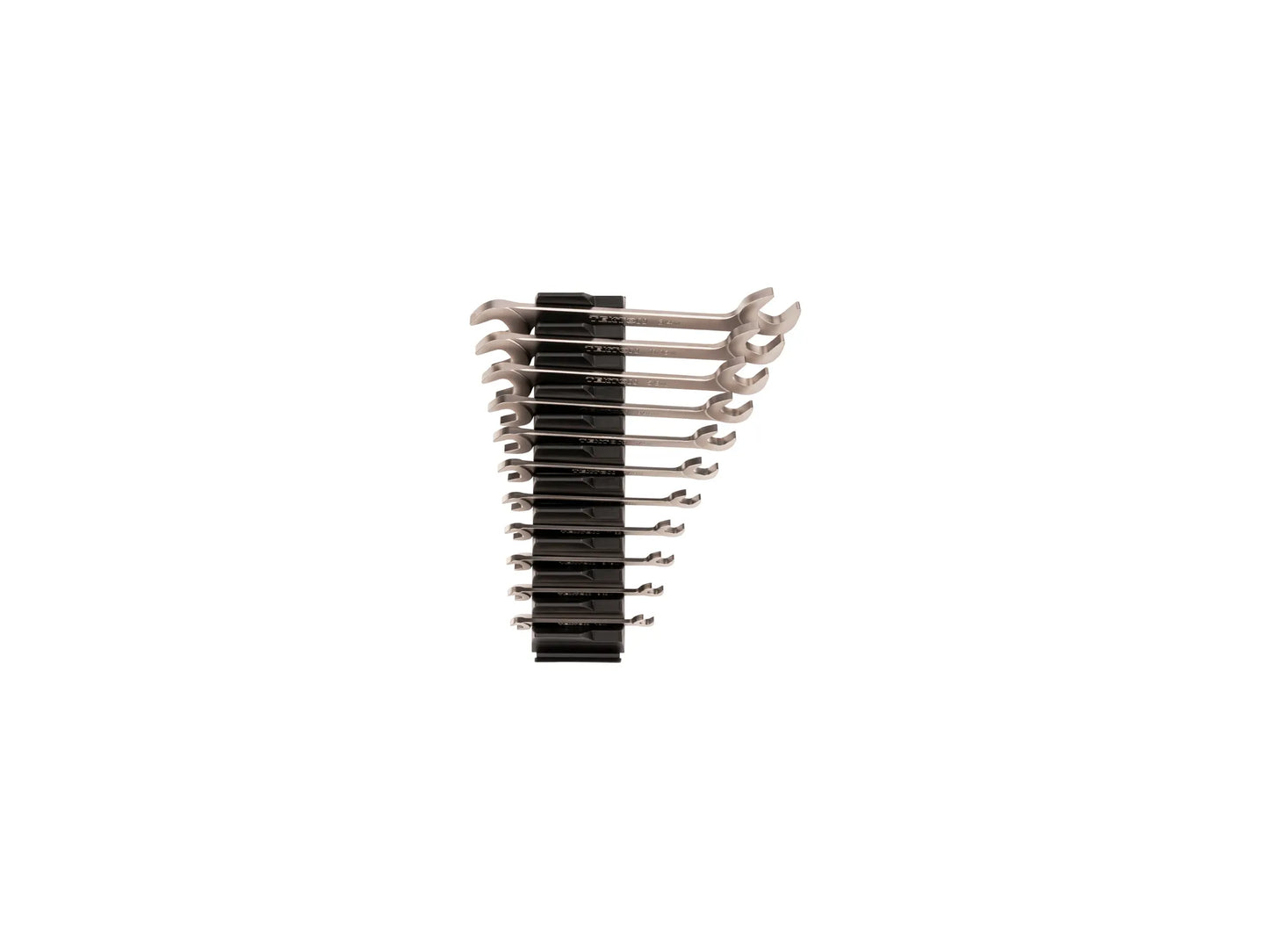 Tekton Angle Head Open End Wrench Set with Modular Organizers, 11-Piece (1/4-3/4 in)