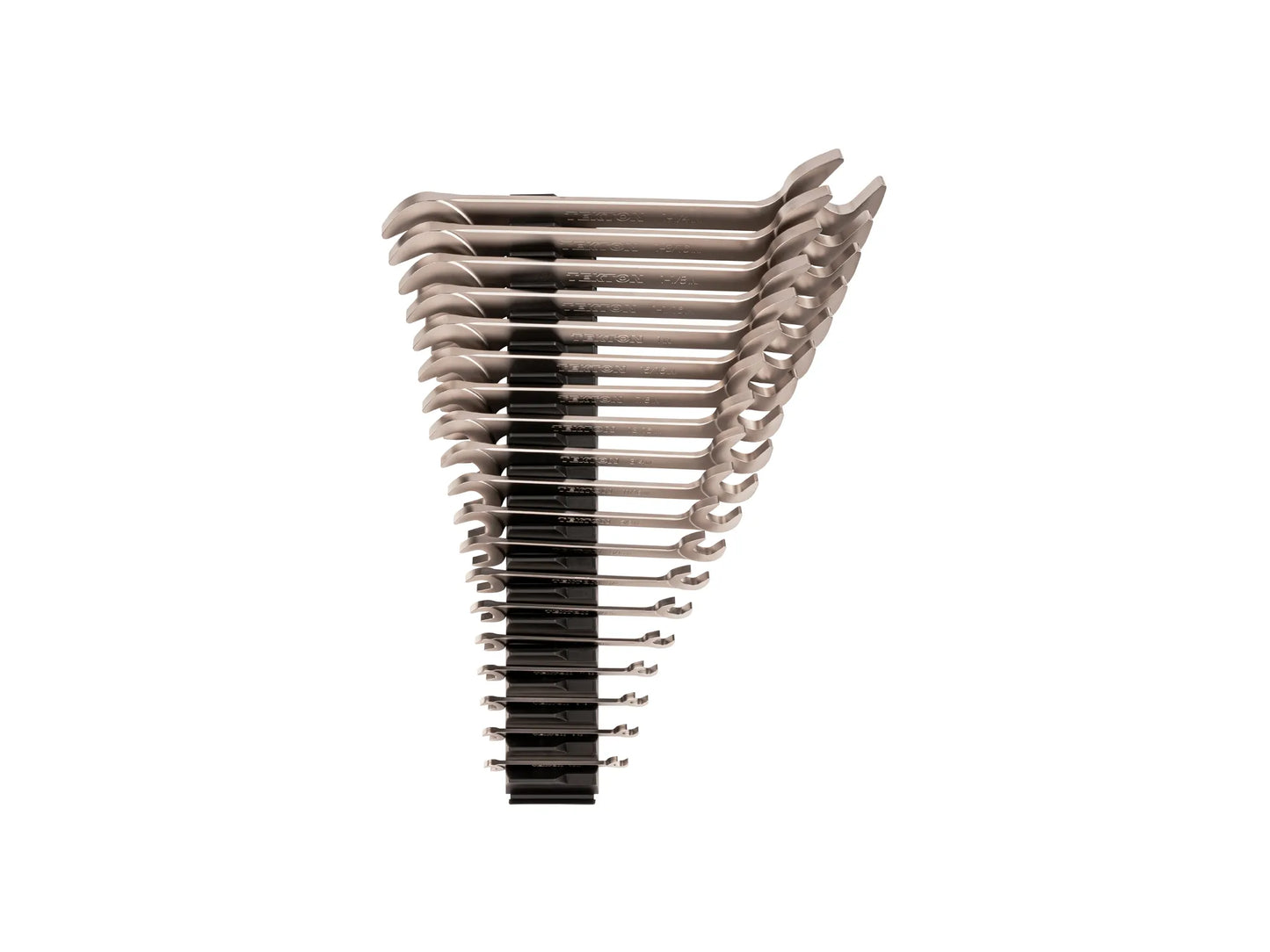Tekton Angle Head Open End Wrench Set with Modular Organizers, 19-Piece (1/4 - 1-1/4 in)
