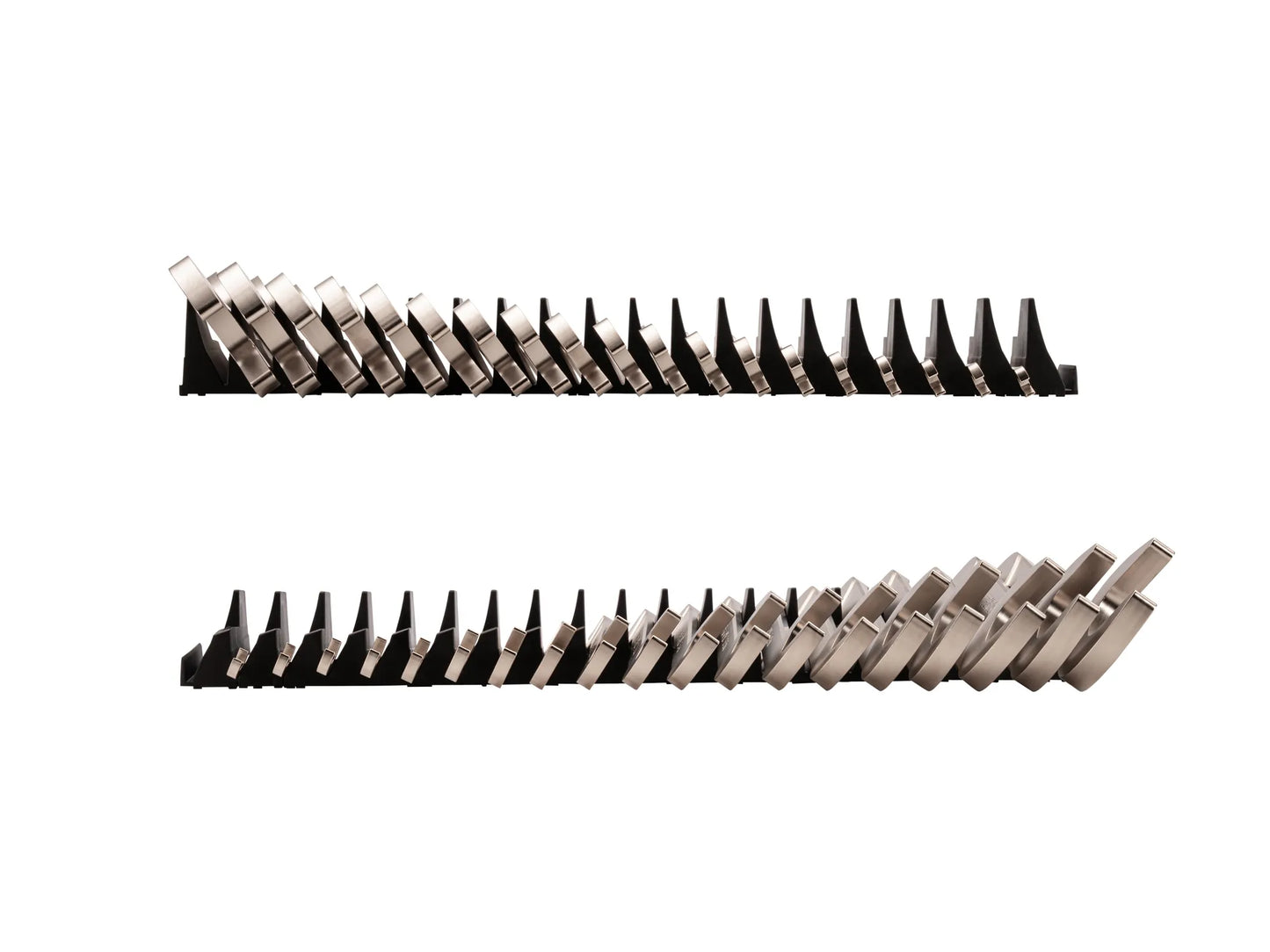 Tekton Angle Head Open End Wrench Set with Modular Organizers, 19-Piece (1/4 - 1-1/4 in)