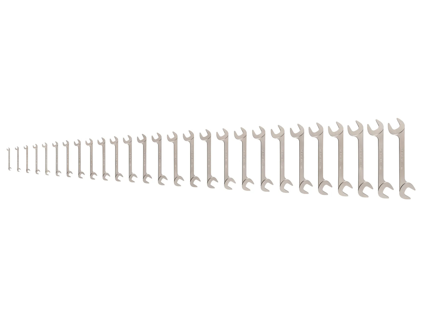 Tekton Angle Head Open End Wrench Set, 27-Piece (6-32 mm)