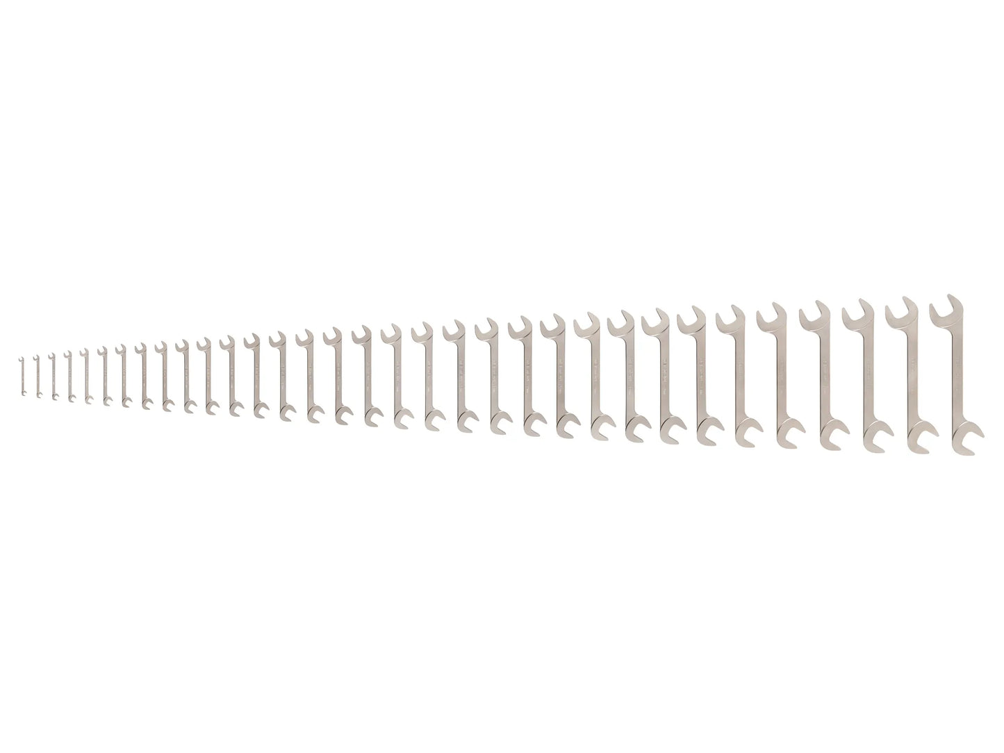 Tekton Angle Head Open End Wrench Set, 33-Piece (6-38 mm)