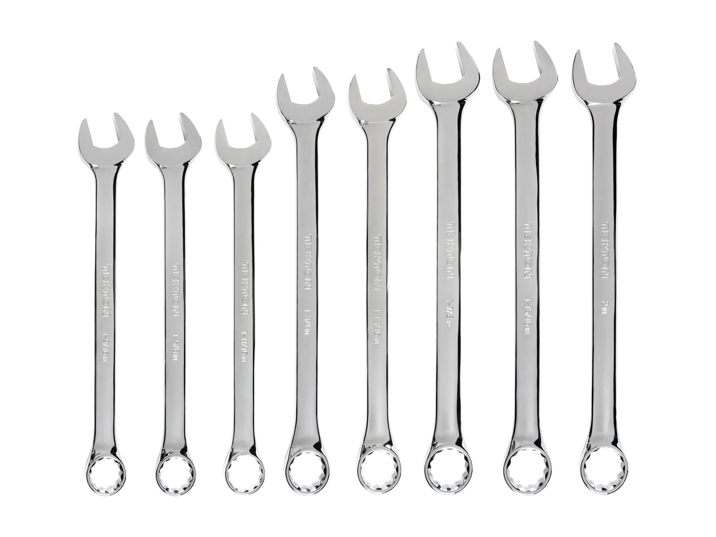 Tekton Combination Wrench Set, 8-Piece (1-9/16 - 2 in)