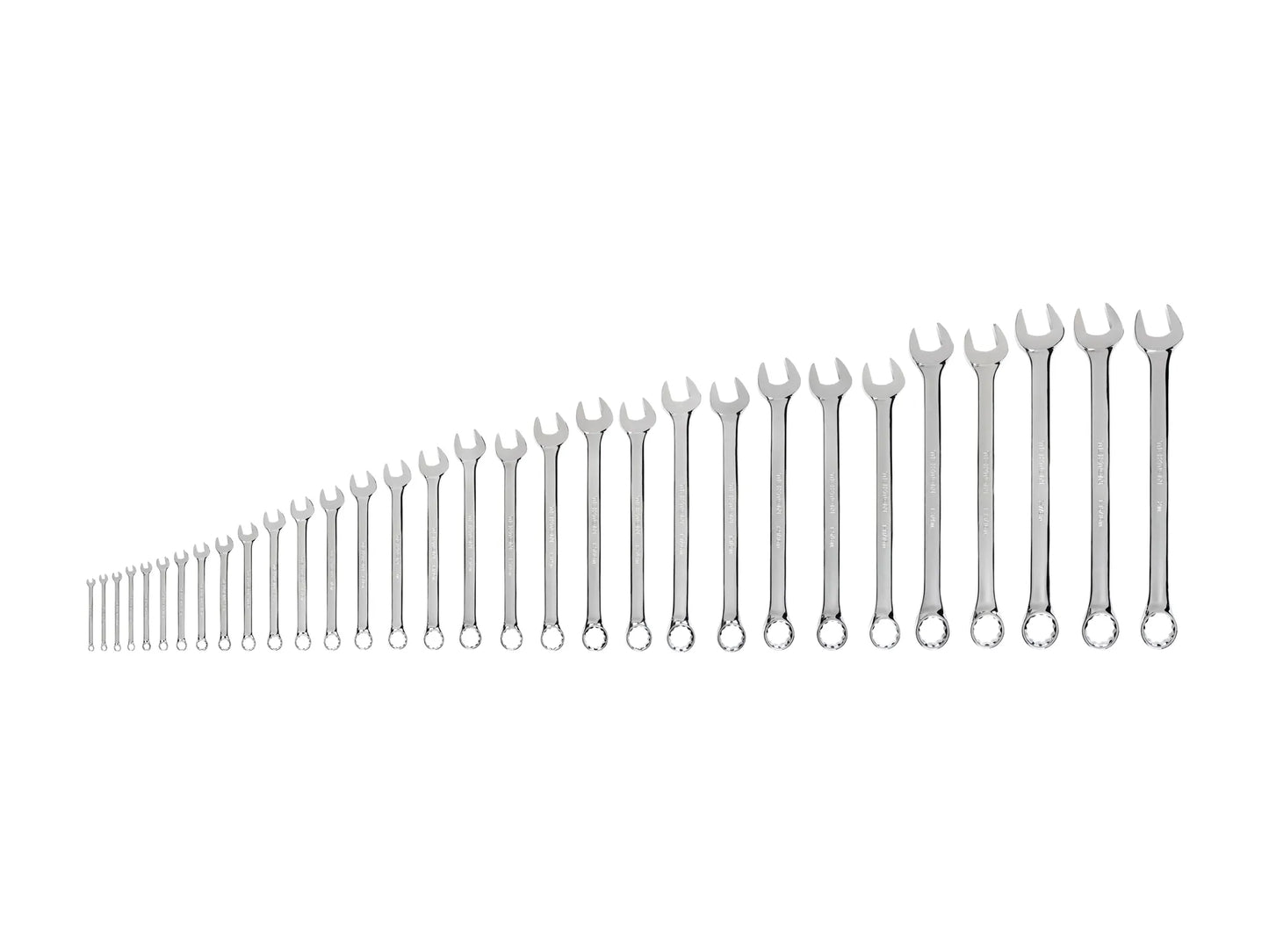 Tekton Combination Wrench Set, 31-Piece (1/4-2 in)