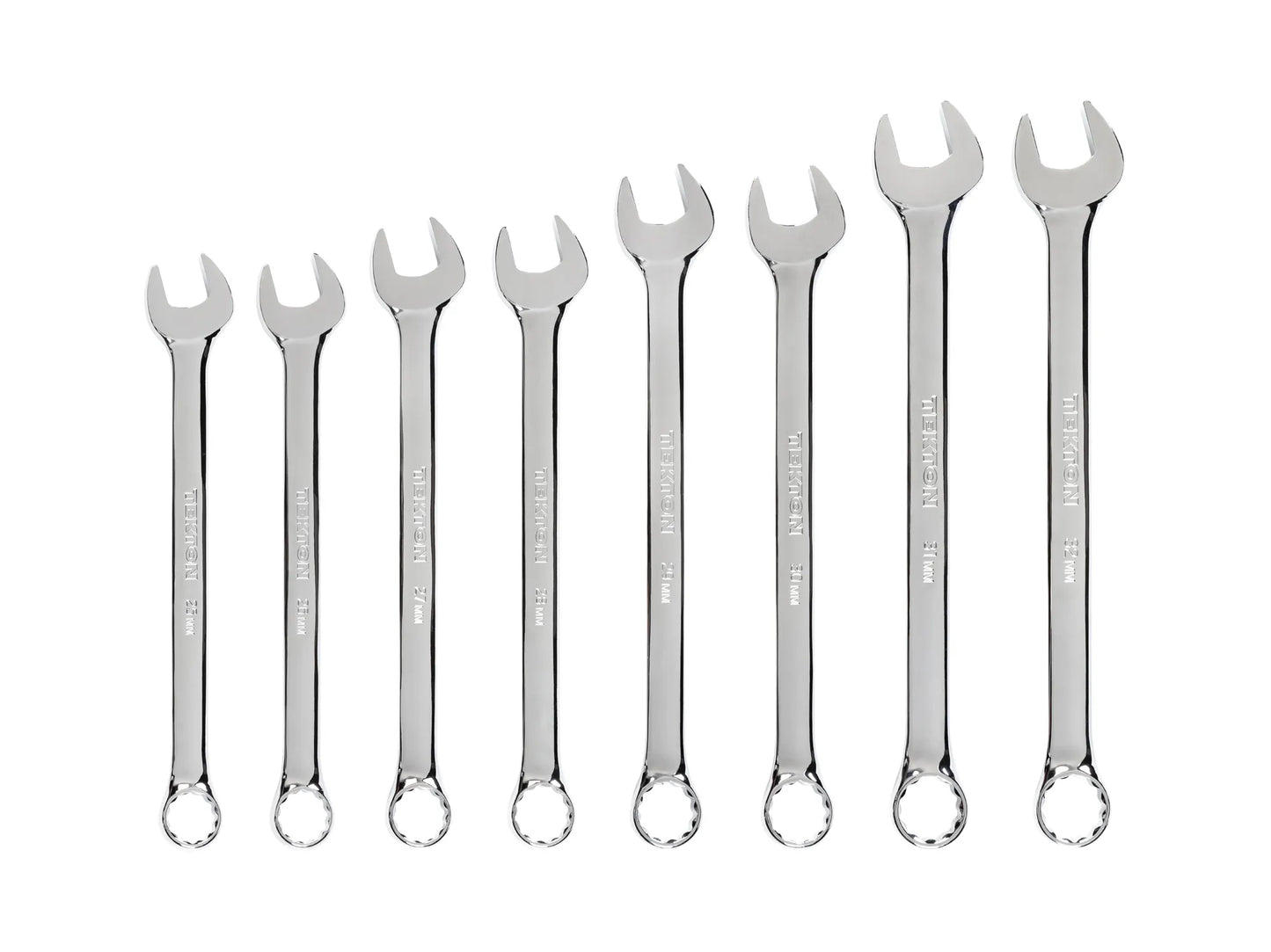 Tekton Combination Wrench Set, 8-Piece (25-32 mm)