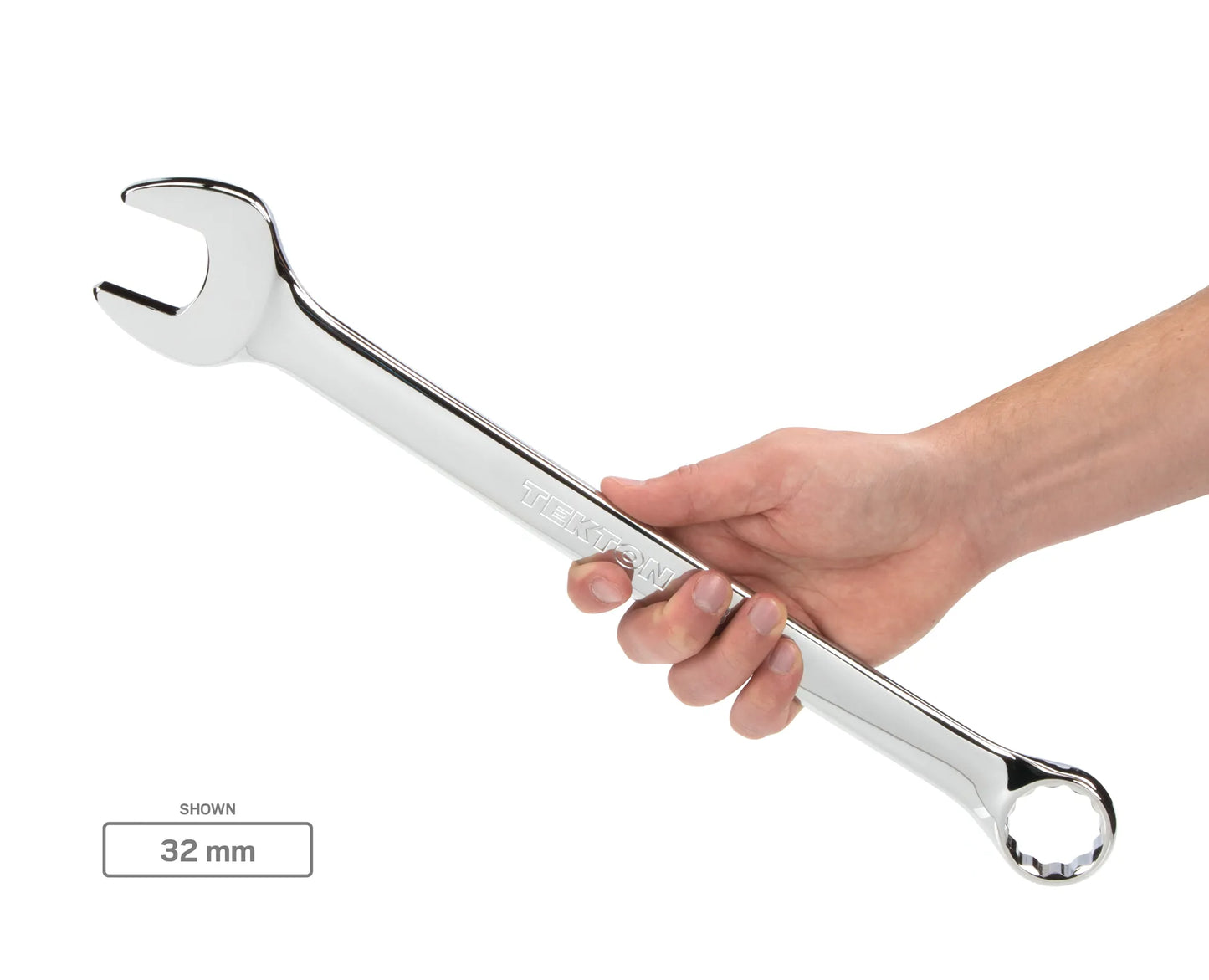 Tekton Combination Wrench Set, 46-Piece (1/4 - 1-1/4 in, 6-32 mm) Close View