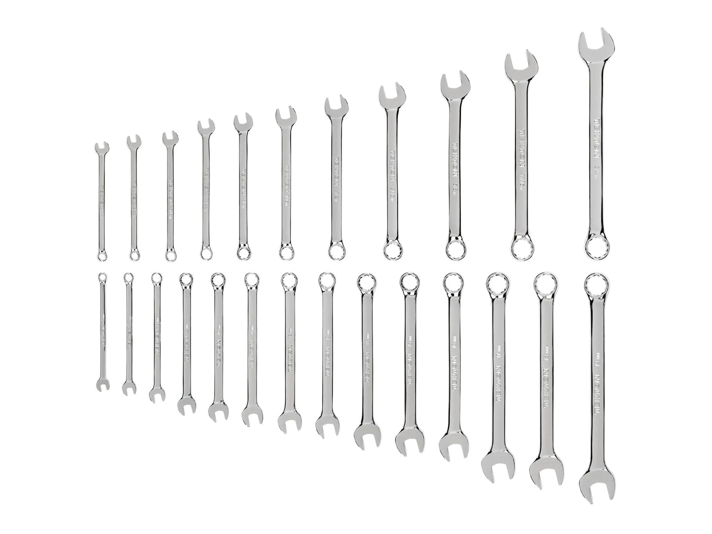Tekton Combination Wrench Set, 25-Piece (1/4-3/4 in, 6-19 mm)