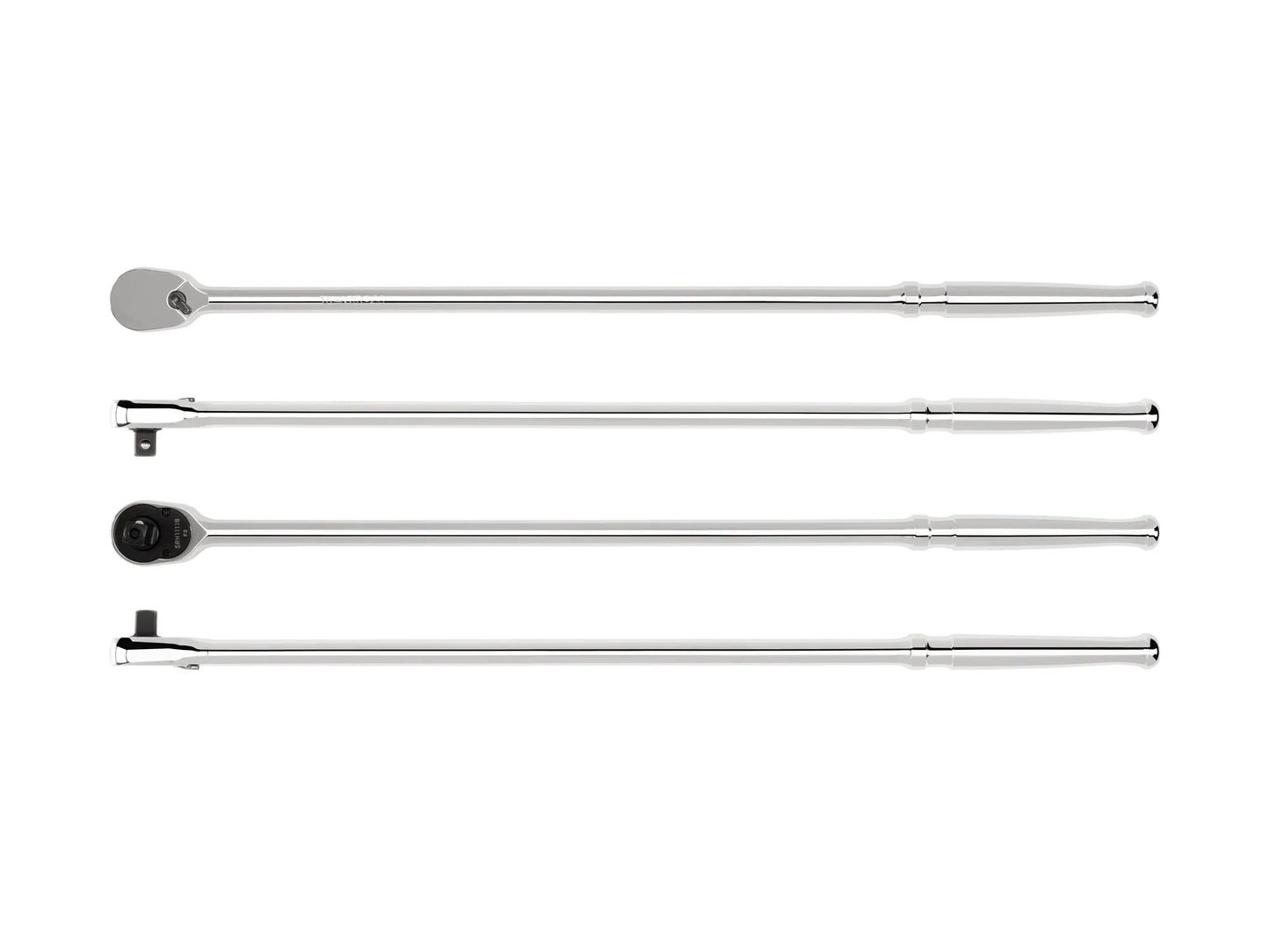 Tekton 3/8" Drive x 18" Polished Grip Extra-Long Ratchet Multiple Views