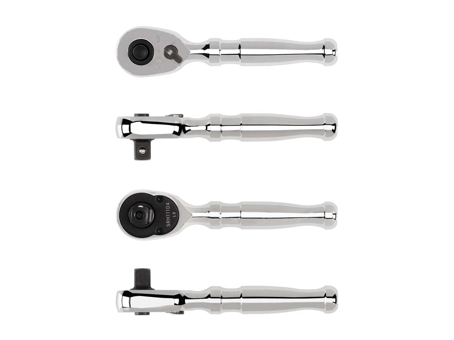 Tekton 3/8" Drive x 4.5" Stubby Ratchet with Quick Release Button Multiple View