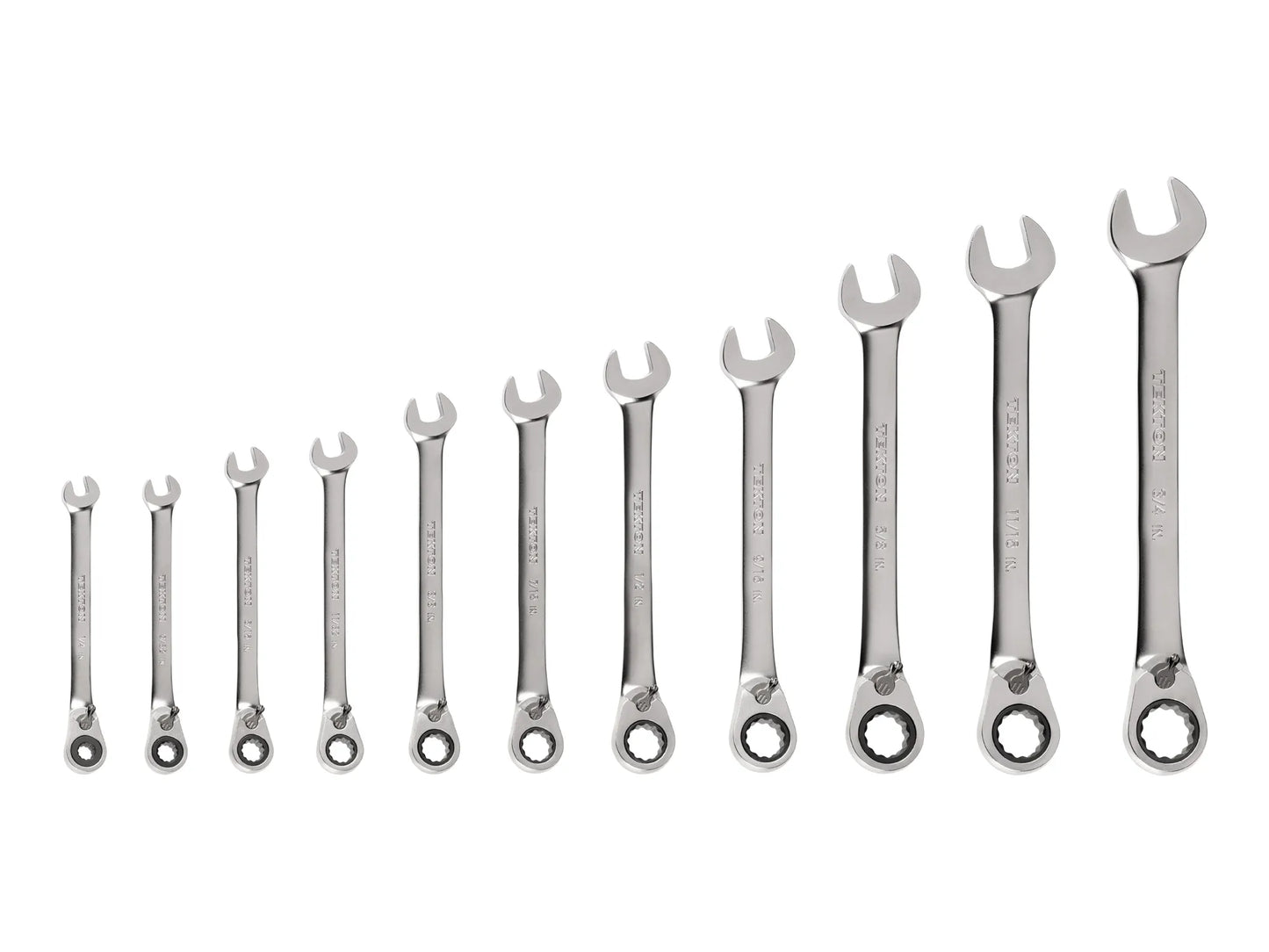 Tekton Reversible 12-Point Ratcheting Combination Wrench Set, 11-Piece (1/4-3/4 in)