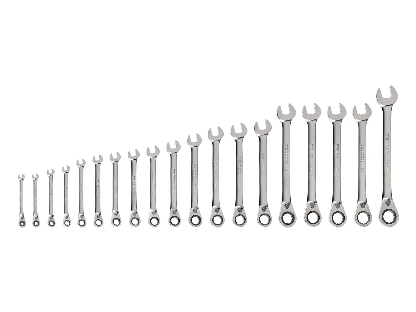 Tekton Reversible 12-Point Ratcheting Combination Wrench Set, 19-Piece (6-24 mm)