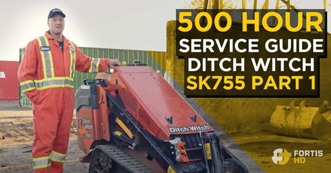 500 Hour Service Interval Guide for a Ditch Witch SK755 – Part 1