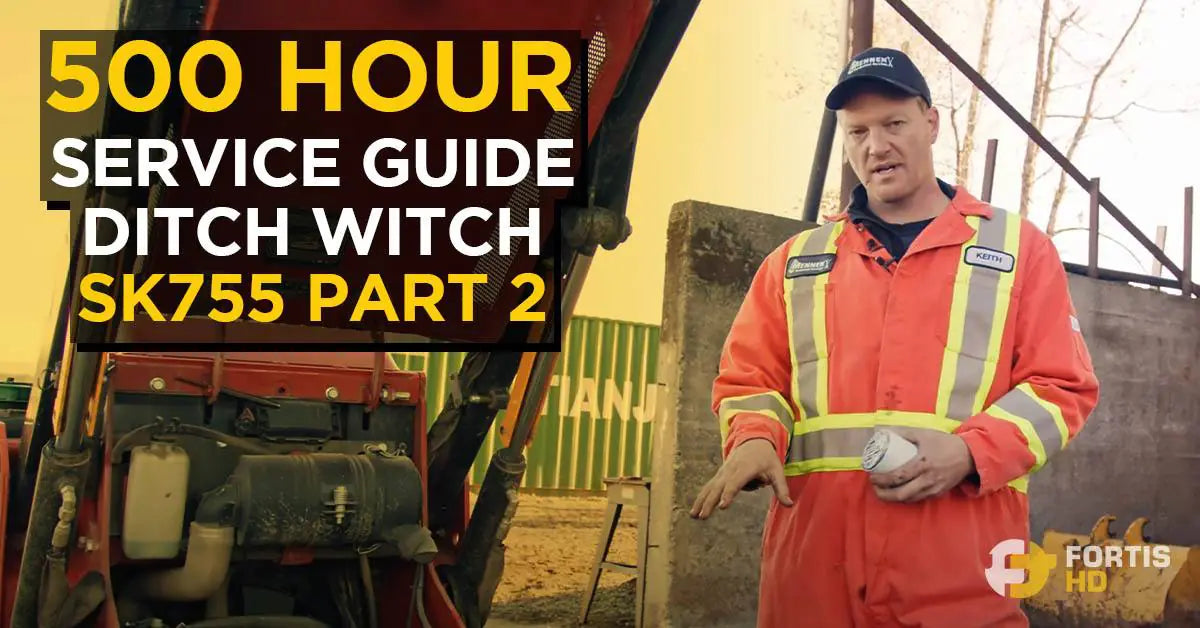 500 Hour Service Interval Guide for a Ditch Witch SK755 – Part 2