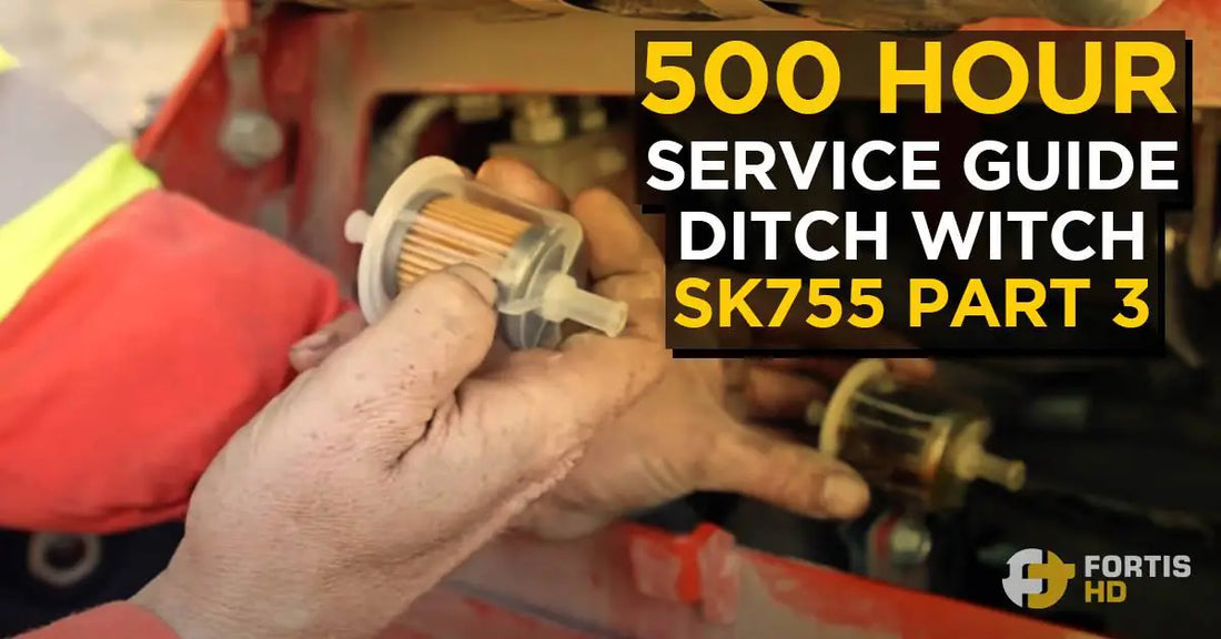 500 Hour Service Interval Guide for a Ditch Witch SK755 – Part 3