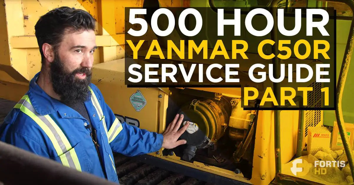500 Hour Service Interval Guide for a Yanmar C50R Crawler Carrier – Part 1