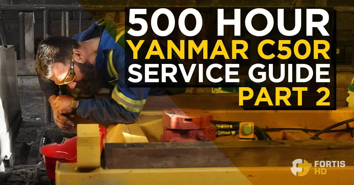 500 Hour Service Interval Guide for a Yanmar C50R Crawler Carrier – Part 2