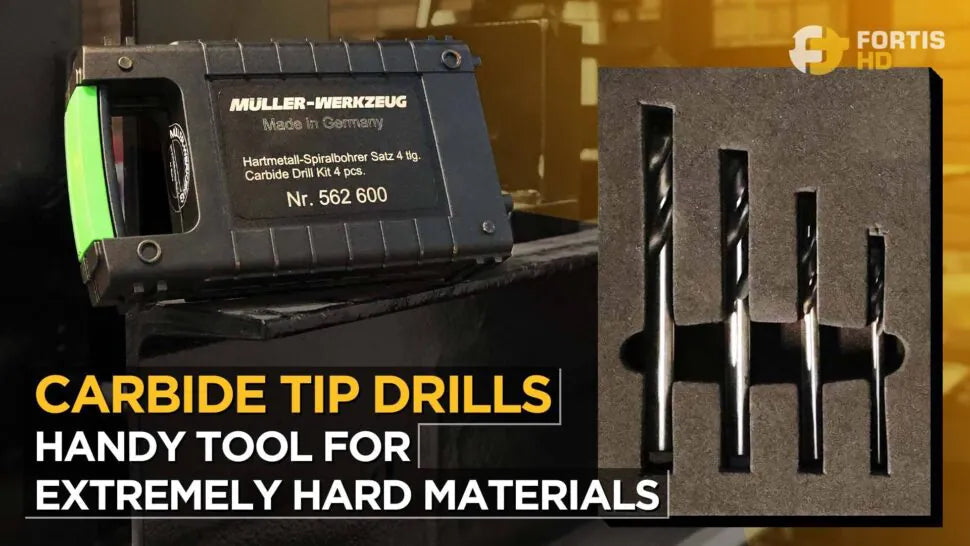 Easily Drill Extremely Hard Materials With Our Carbide Tip Drill Kit