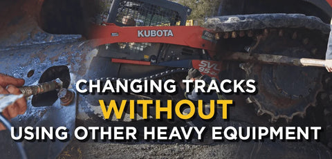Replace Skid Steer Tracks Without Other Heavy Equipment