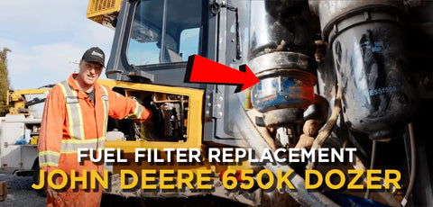 John Deere 650K Dozer Fuel Filter Replacement – A Step By Step Guide