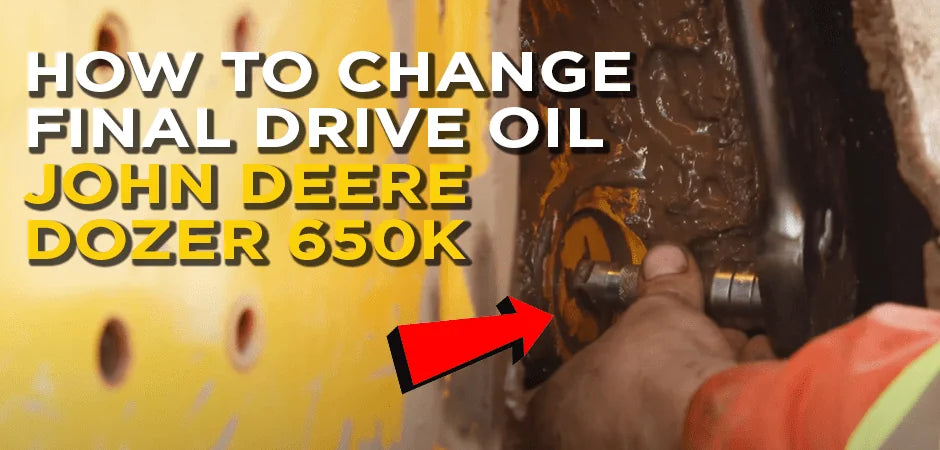 How to Change Final Drive Oil on a John Deere Dozer 650K