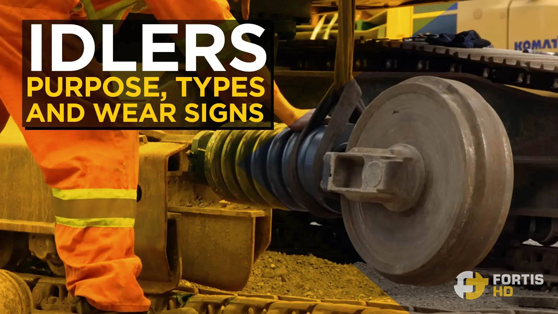 A Thorough Explanation of Heavy Equipment Idlers: Purpose, Types, and Wear Signs