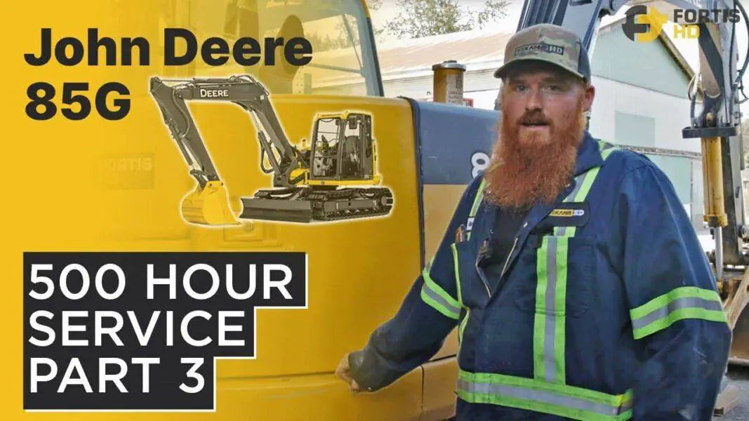 500 Hour Service Interval Guide for a John Deere 85G Excavator – Part 3