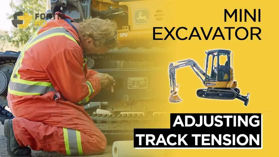 Adjusting Track Tension on Mini Excavators