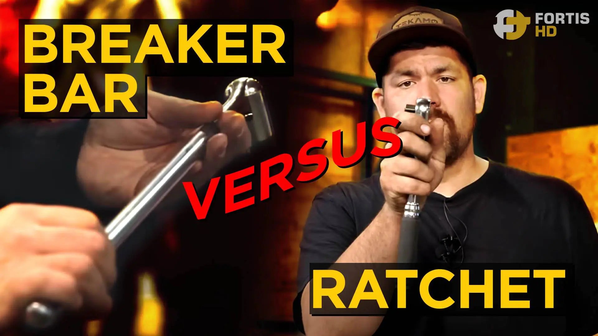 Should I Use Ratchets Instead of Breaker Bars to Break Loose Bolts and Nuts?