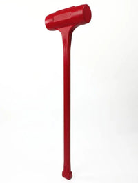 Impact Poly Hammers 12 lb Dead Blow Sledge Hammer Front View
