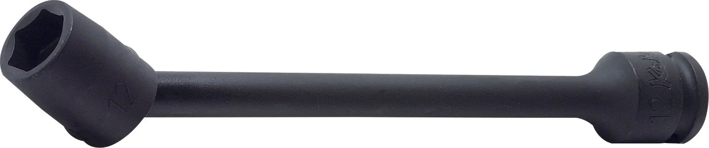 Ko-ken 3/8" Drive Extension Universal Socket — 13mm, 6-Point, 200mm Front View