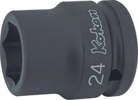 Ko-ken 3/4" Drive 6-point Thin Walled Regular Impact Sockets Front View