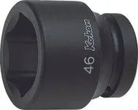 Ko-ken 1" Drive 6-point Standard Walled Regular Impact Sockets Front View