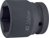 Ko-ken 1" Drive 6-point Thin Walled Regular Impact Sockets Front View