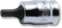 Ko-ken 1/4" Inhex Bit Sockets Front View
