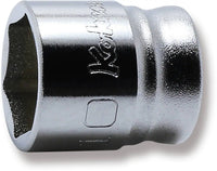Ko-ken 1/4" Drive Z-series 6-point Regular Sockets Front View