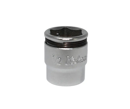 Ko-ken Special 1/4 Sq. Dr. Short NUT GRIP® Socket - 1/2 Front View