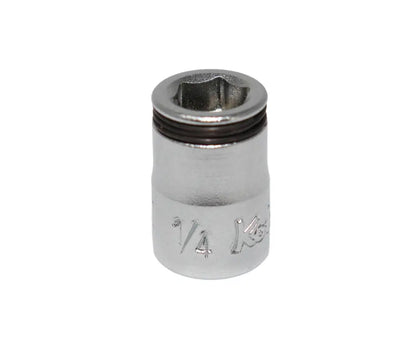 Ko-ken Special 1/4" Sq. Dr. Short NUT GRIP® Socket — 1/4" Front View