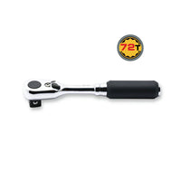 Ko-ken 3/8" Drive x 4.5" Reversible Short Ratchet Front View