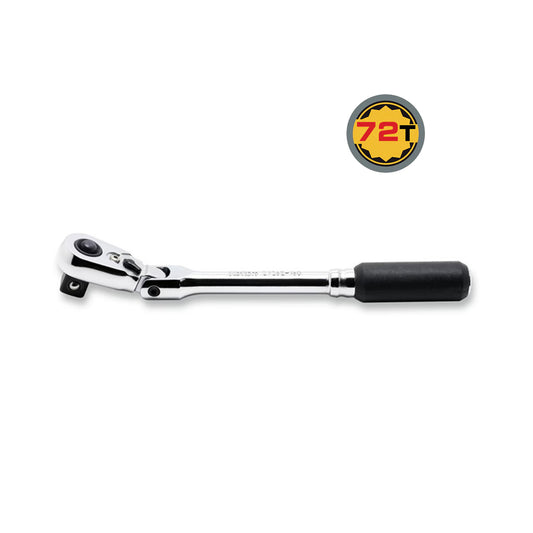 Ko-ken 3/8" x 6.3" Flex Head Reversible Ratchet with Quick Release Button